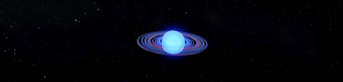 4K, 3D Abstract, Gas giant, 3D graphics, abstract, Blender, stars, digital art, space