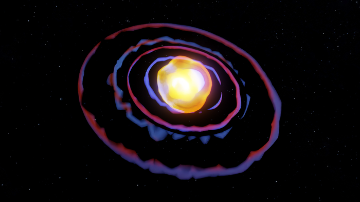 space, Gas giant, Blender, 3D Abstract, stars, digital art, 3D graphics, abstract