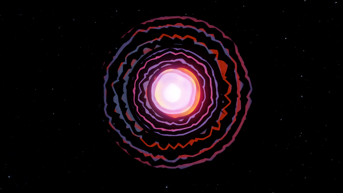 digital art, abstract, Blender, stars, 3D Abstract, 3D graphics, space, Gas giant