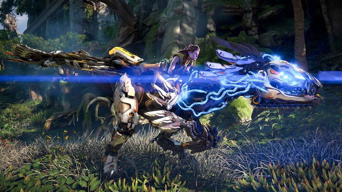 4K, Horizon II: Forbidden West, robot, horizon forbidden west, 4K, Aloy (Horizon: Zero Dawn), guerrilla games