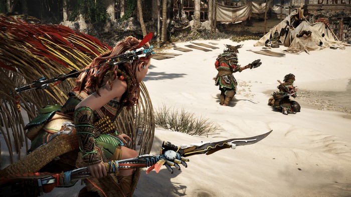4K, 4K, Horizon II: Forbidden West, horizon forbidden west, robot, guerrilla games, Aloy (Horizon: Zero Dawn)