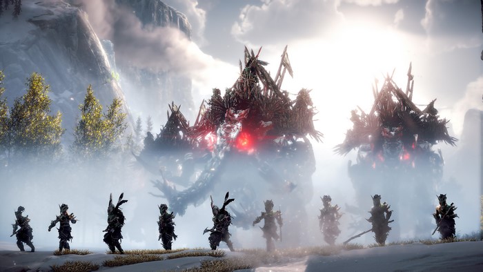 4K, Horizon II: Forbidden West, 4K, tribe, guerrilla games, robot, horizon forbidden west