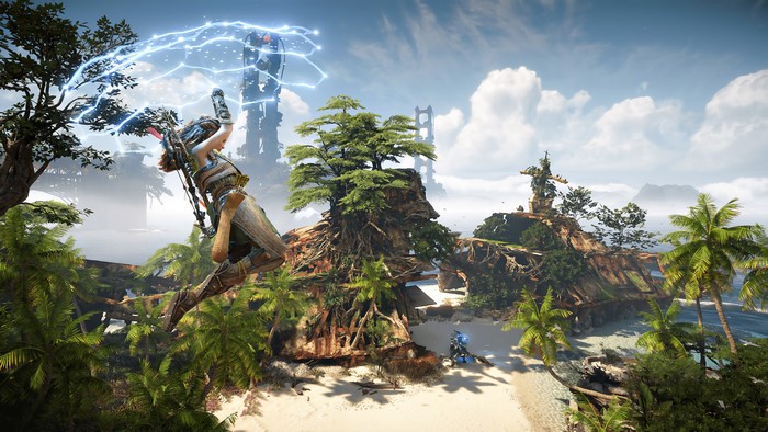 4K, robot, Horizon II: Forbidden West, guerrilla games, horizon forbidden west, 4K, Aloy (Horizon: Zero Dawn)