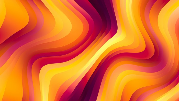 4K, digital art, minimalism, digital, orange