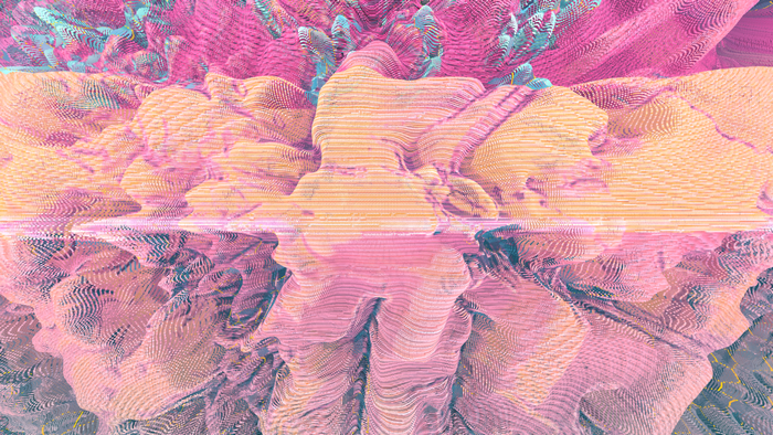 orange, digital, minimalism, digital art, fractal