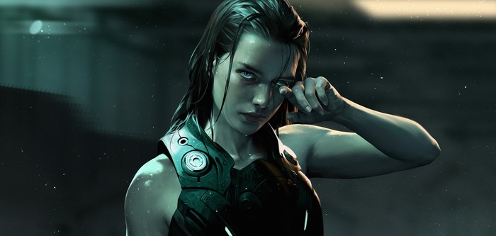 ArtStation, artwork, women, digital art, Siwoo Kim