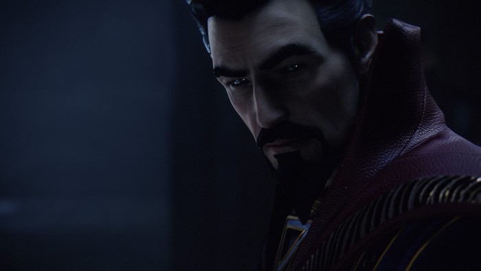 4K, Marvel Comics, Marvel Midnight Suns, Dr. Strange, video game art, Midnight Suns, 4K