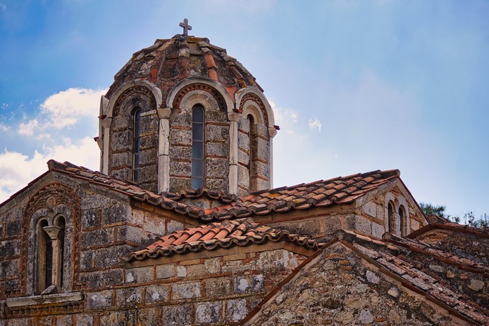 4K, church, Greece, building