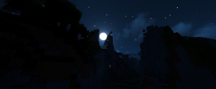 landscape, video game art, PC gaming, Minecraft, screen shot, video games