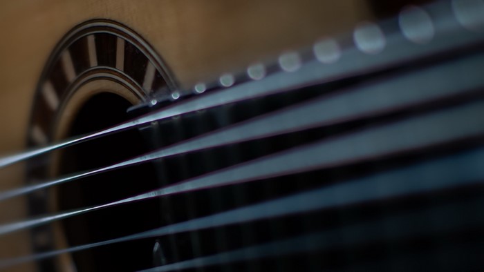 guitar, musical instrument, closeup