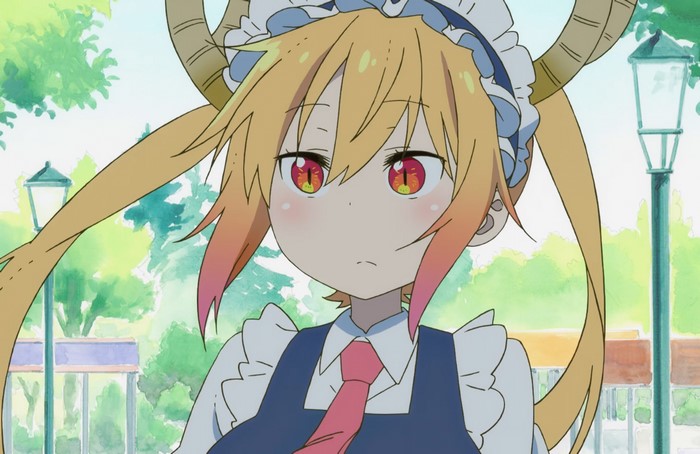 maid outfit, Kobayashi (Kobayashi-san Chi no Maid Dragon), Kobayashi-san Chi no Maid Dragon, anime girls