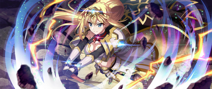 anime girls, armor, Kono Subarashii Sekai ni Shukufuku wo!, blonde, Darkness (KonoSuba), blue eyes