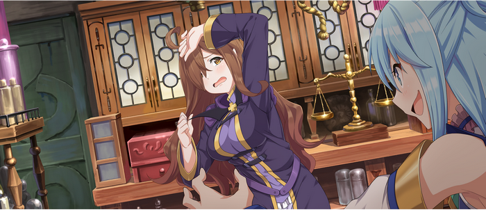 Kono Subarashii Sekai ni Shukufuku wo!, Wiz (Konosuba), anime girls, Aqua (KonoSuba)