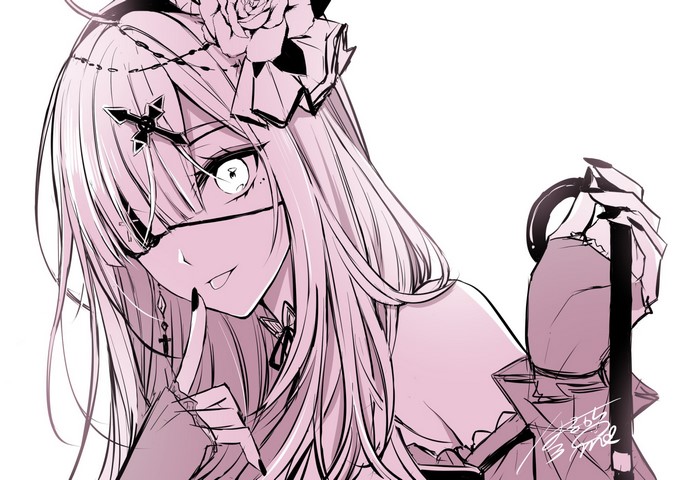 eyepatches, anime, anime girls