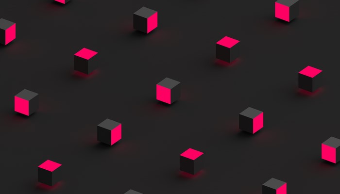 4K, lights, shapes, 3D Blocks, glowing, vector, dark, 3D Abstract, pink, minimalism, abstract, 3D