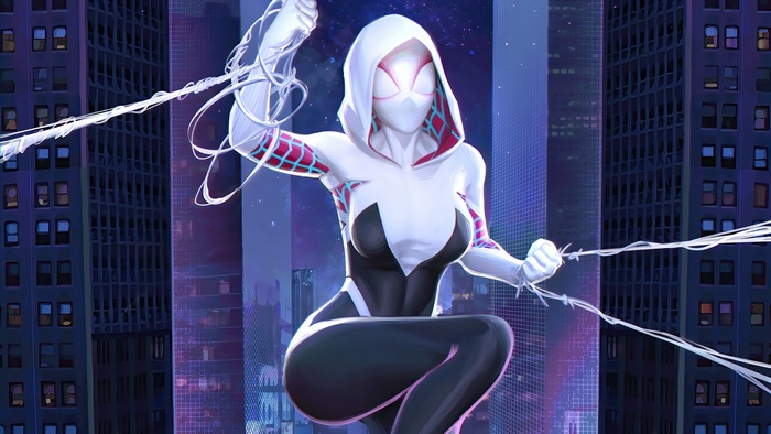 Spider-Gwen in the City