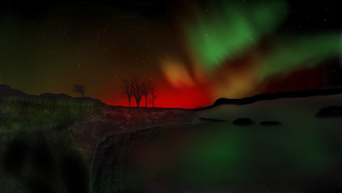 digital art, nature, landscape, digital painting