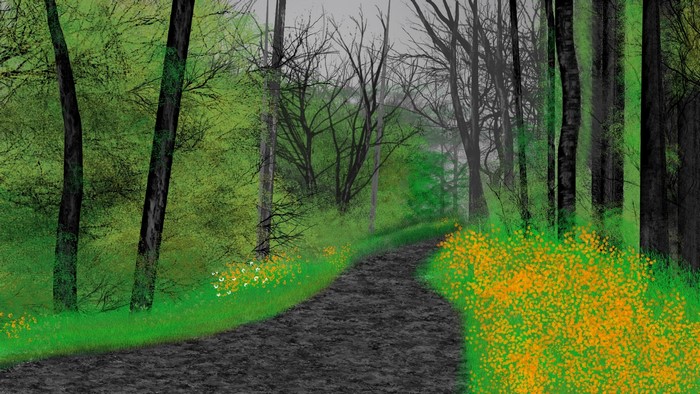 nature, digital painting, digital art, landscape