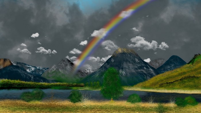 digital painting, nature, landscape, digital art