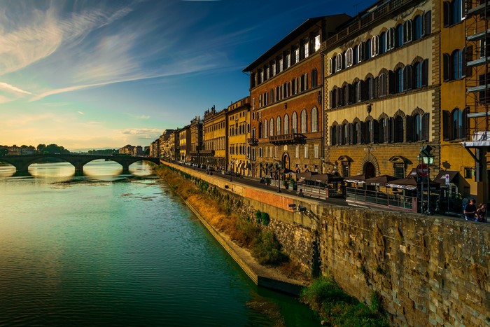 city, Florence, cityscape, arno (river), Italy