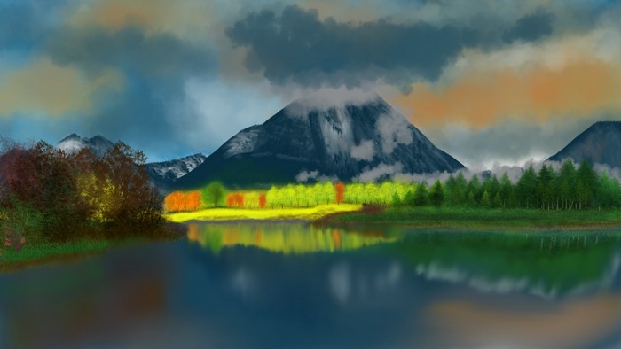 nature, digital art, digital painting, landscape