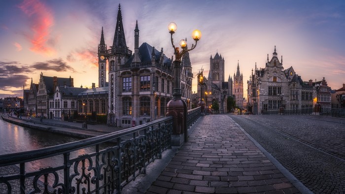 city, cityscape, Gent, Belgium