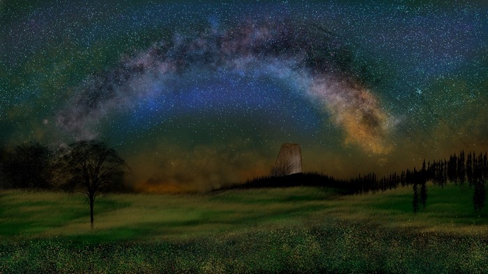 digital painting, landscape, nature