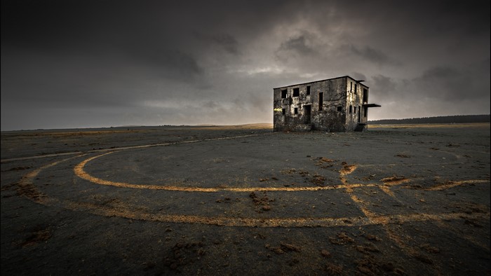 4K, ruins, ruin, house, abandoned, sky, outdoors