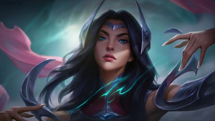 Irelia Digital Fantasy Art by Foritis Wong