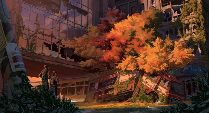 HUHSOO, digital art, illustration, artwork, The Last of Us