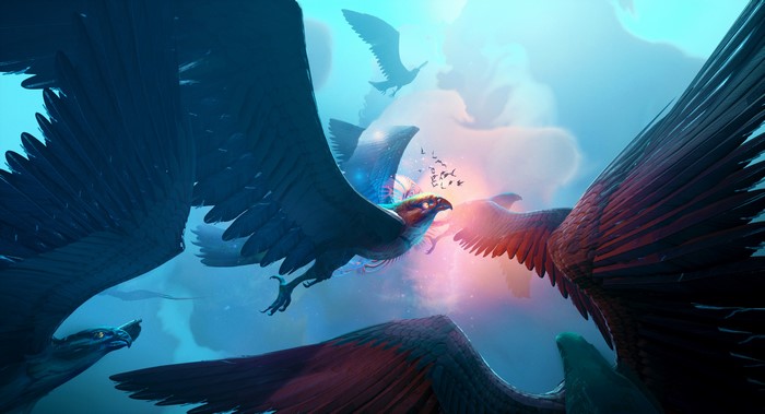 4K, eagle, birds, fantasy art, digital art, Tyler Smith