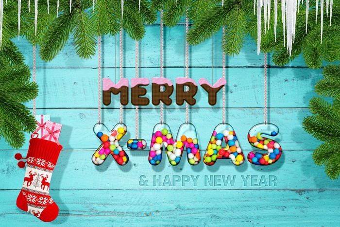 New Year, Christmas, socks