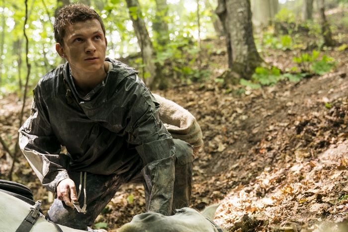 Tom Holland as Todd Hewitt in Chaos Walking