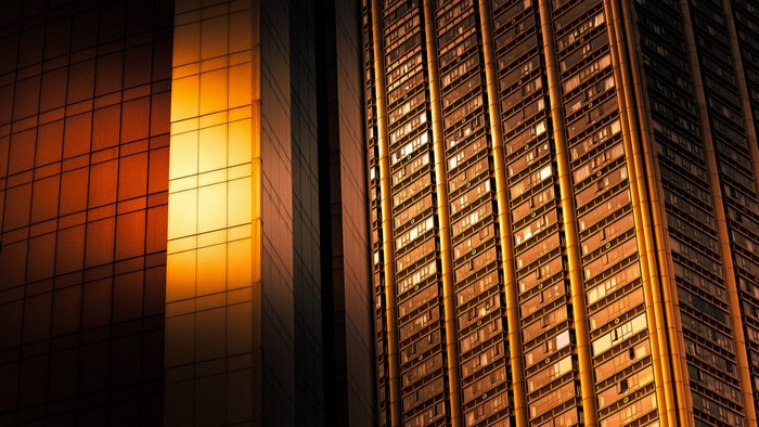 skyscraper, Tom Leighton, lines, architecture, Macau, sunlight, minimalism, building