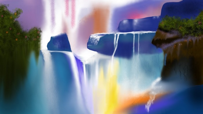 digital painting, landscape, nature