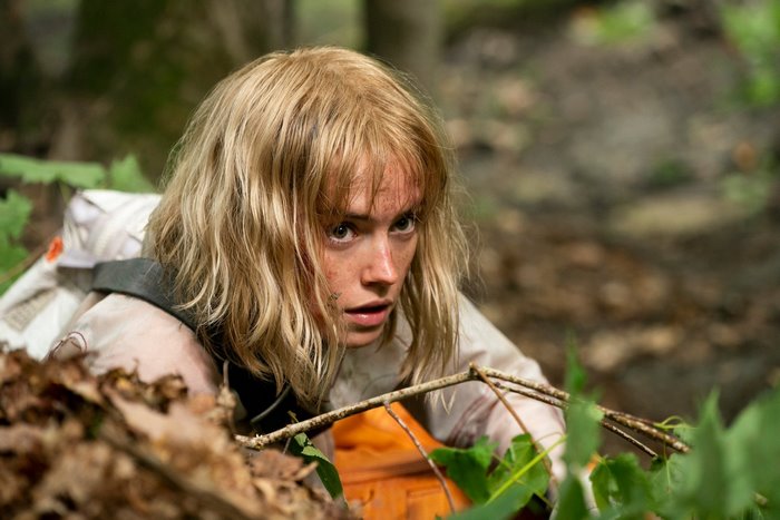 Daisy Ridley in the woods