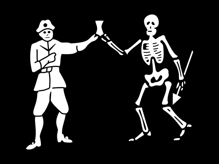 pirates, flag, Pirate Flag, skull and bones