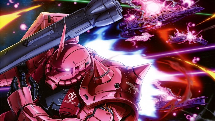 Mobile Suit Gundam Intense Space Battle Scene