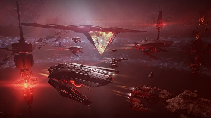 EVE Online, nebula, video game art, spaceship, digital art, space, PC gaming, science fiction
