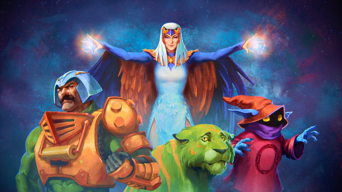 Sorceress of Grayskull, Cringer, anime, Masters of the Universe: Revelation, Orko, Man-At-Arms