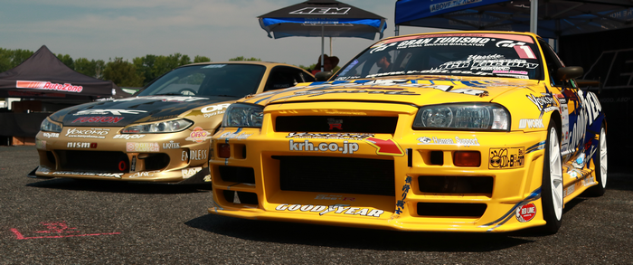 car meets, drift, JDM, Skyline R34, car, formula drift, Nissan, S15