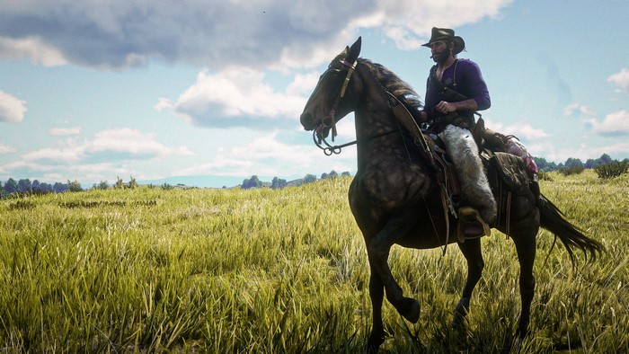 Arthur Morgan, Rockstar Games, Red Dead Redemption 2, horse, game characters, PC gaming