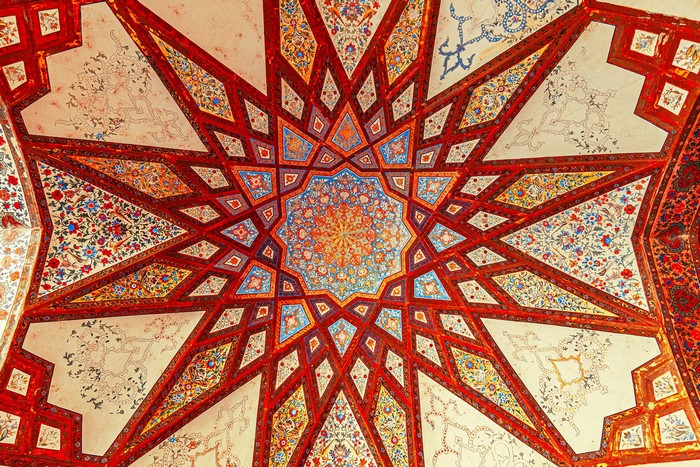 Persian Mosaic Geometry in Islamic Architecture