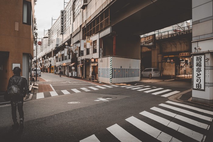 Japan, photography, crosswalk, pedestrian