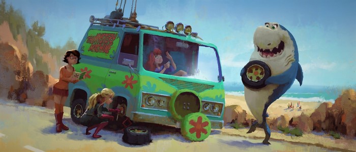 Scooby-Doo, Mystery, ArtStation, Zac Retz