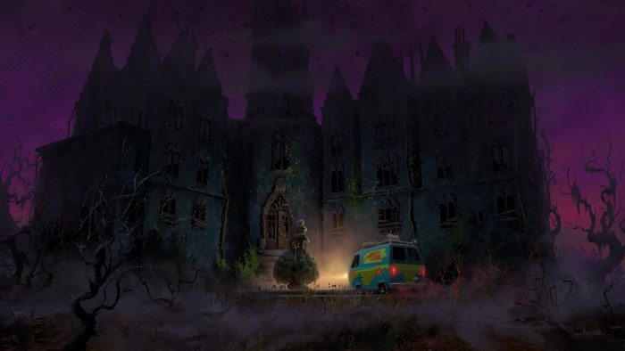 Scooby-Doo Mystery Machine at Haunted Mansion