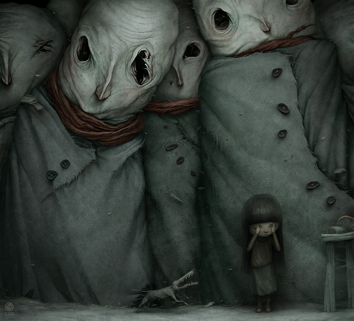 Surreal Horror Art by Anton Semenov
