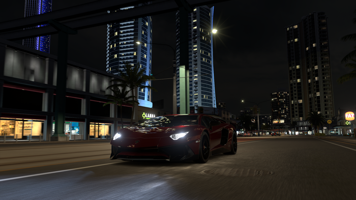 red cars, video games, Lamborghini Aventador, Lamborghini, car, vehicle, screen shot, forza horizon 3, Lamborghini Aventador LP 770-4 SVJ