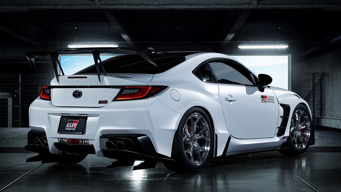 4K, white cars, concept car, Toyota Gazoo Racing, Toyota, vehicle, car, Toyota GR 86