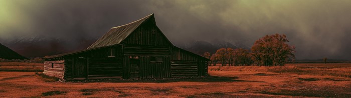 4K, cabin, shack, spooky, ultrawide, landscape, western